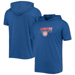 Chicago Cubs Hoodie T-Shirt - Heathered Royal | New Era