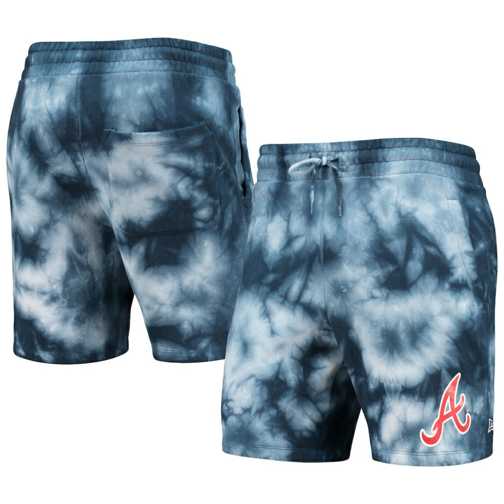 Atlanta Braves Team Dye Shorts - Navy | New Era