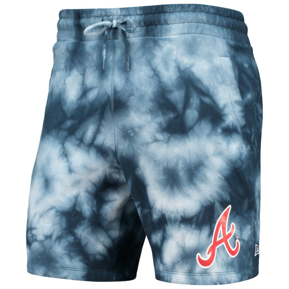 Atlanta Braves Team Dye Shorts - Navy | New Era