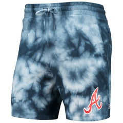 Atlanta Braves Team Dye Shorts - Navy | New Era