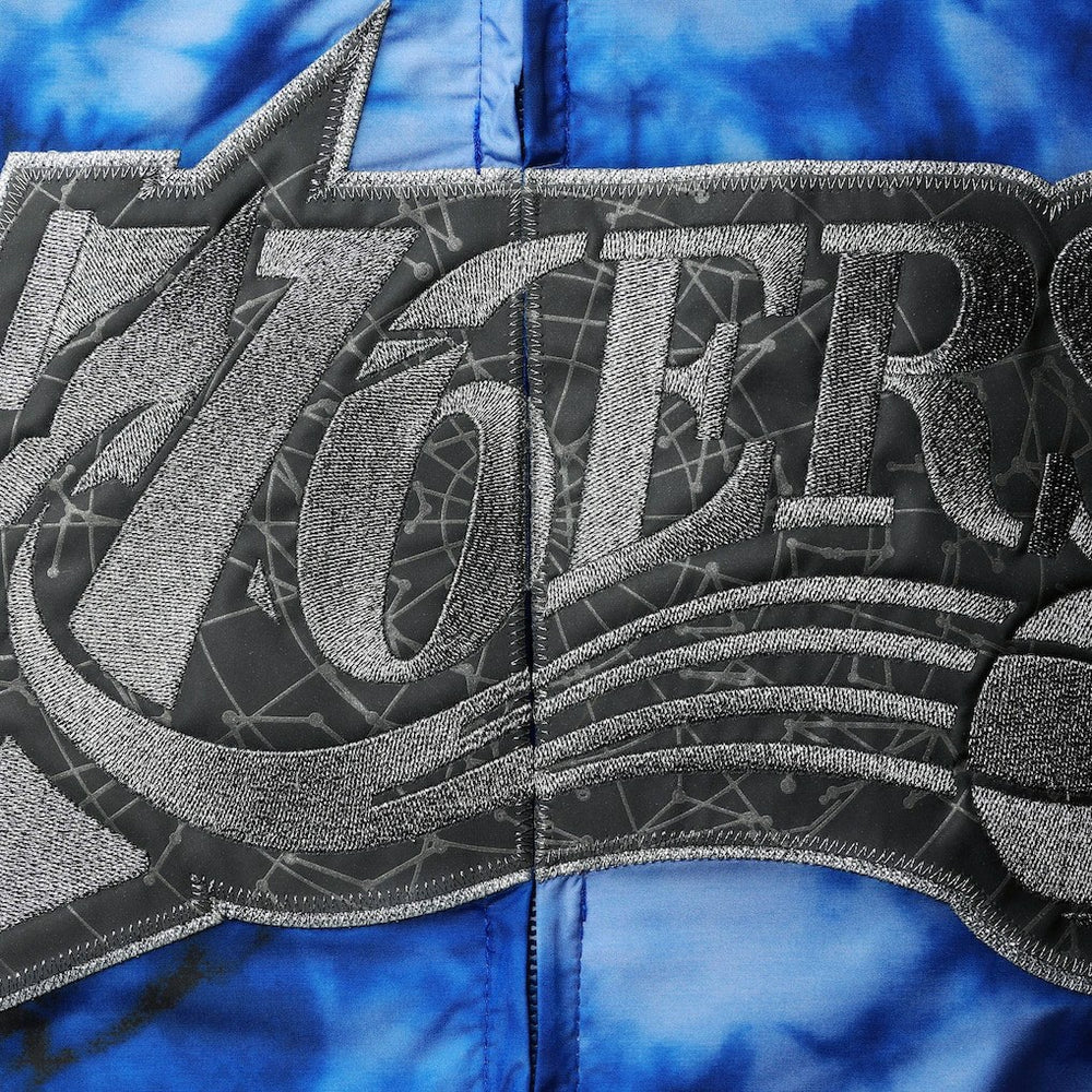 Philadelphia 76ers Women's Galaxy Sublimated Windbreaker Pullover Full-Zip Hoodie - Royal | Mitchell & Ness discount