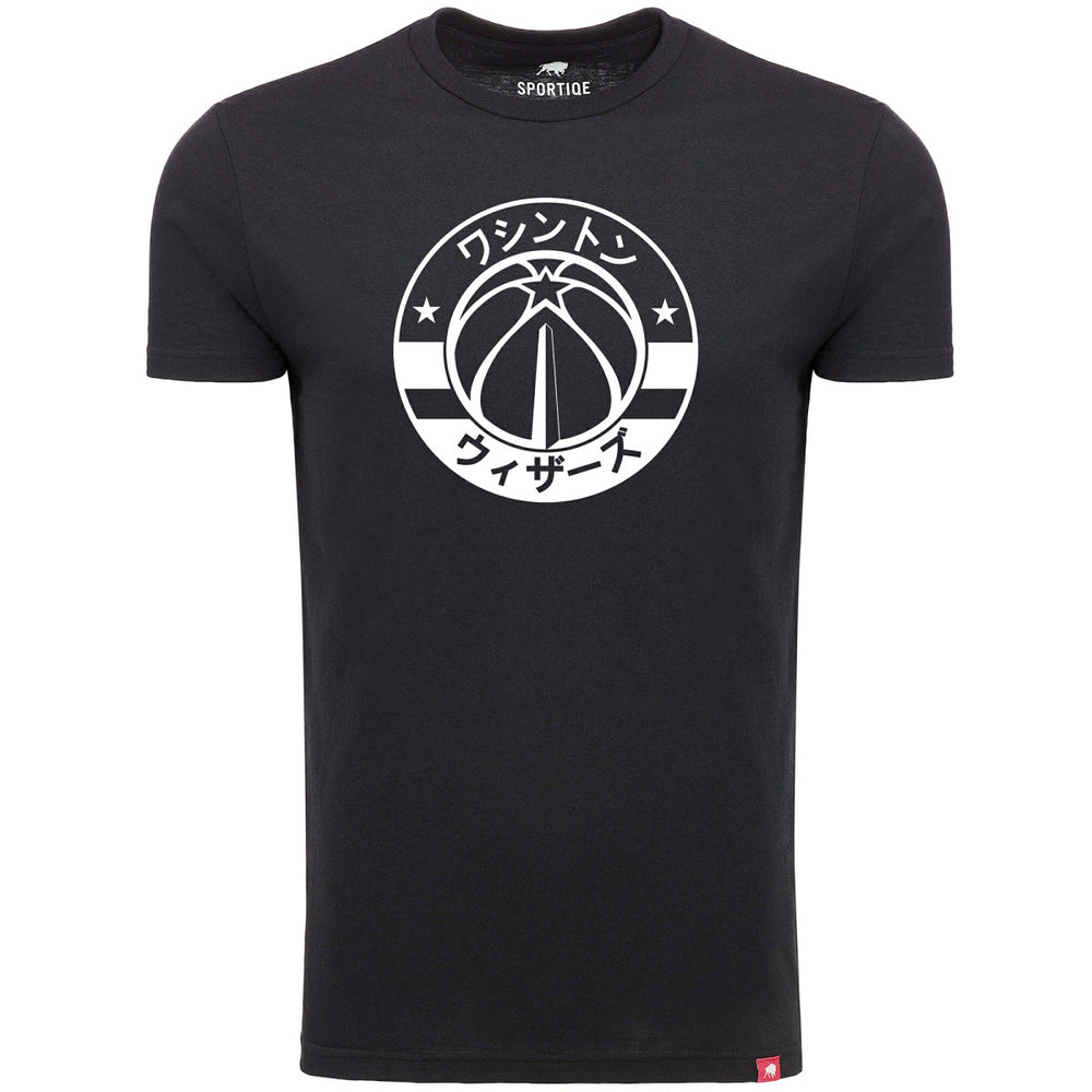 Washington Wizards Sportiqe Japanese Language Comfy Tri-Blend T-Shirt - Black online
