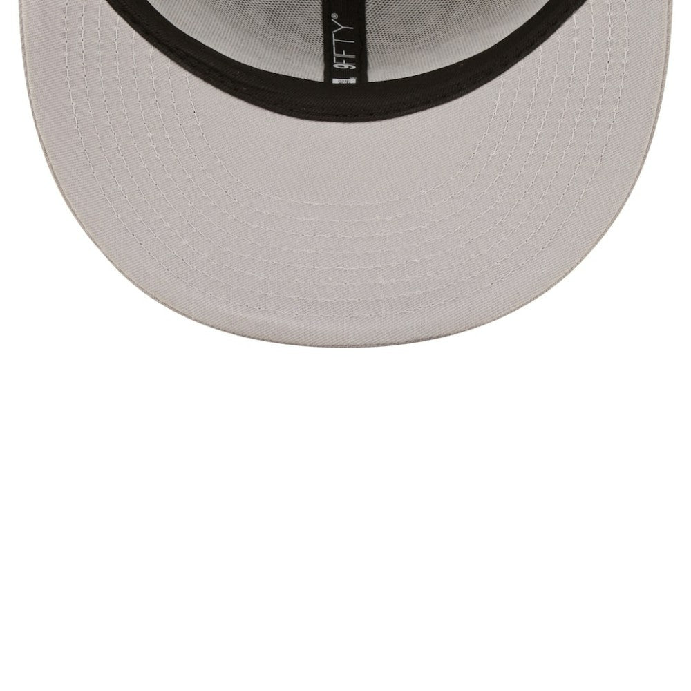 New York Yankees Team Script 9FIFTY Adjustable Snapback Hat - Navy/Gray | New Era