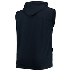 Cleveland Guardians Jersey Muscle Sleeveless Pullover Hoodie - Navy