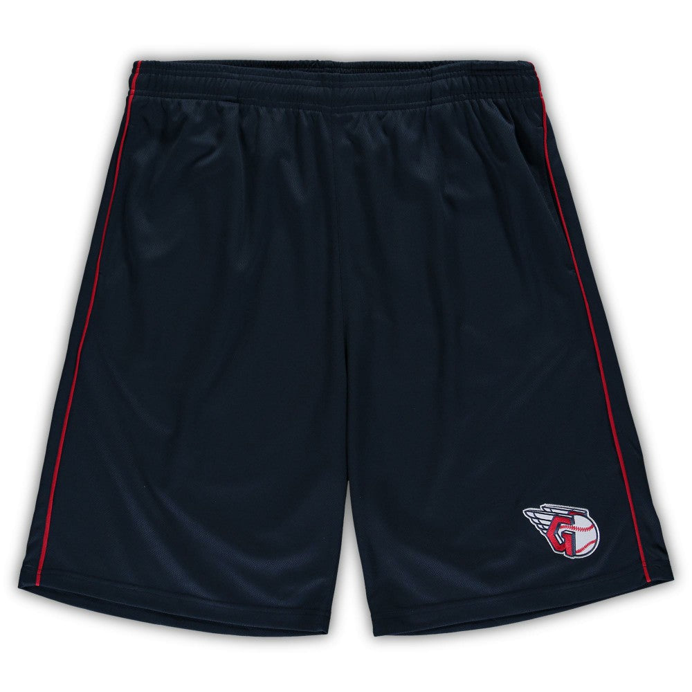 Cleveland Guardians Big & Tall Mesh Shorts - Navy