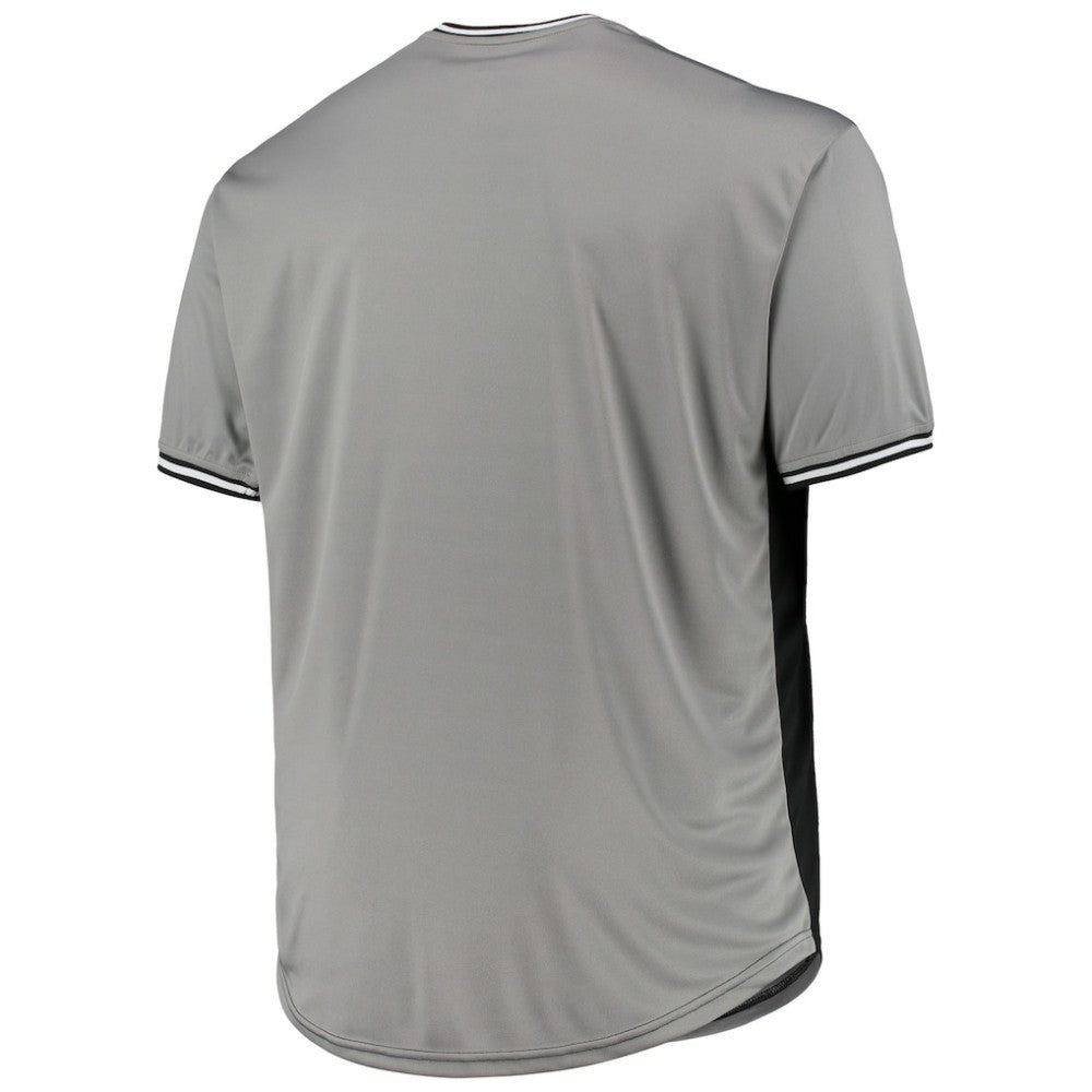 Chicago White Sox Solid V-Neck T-Shirt - Black/Gray