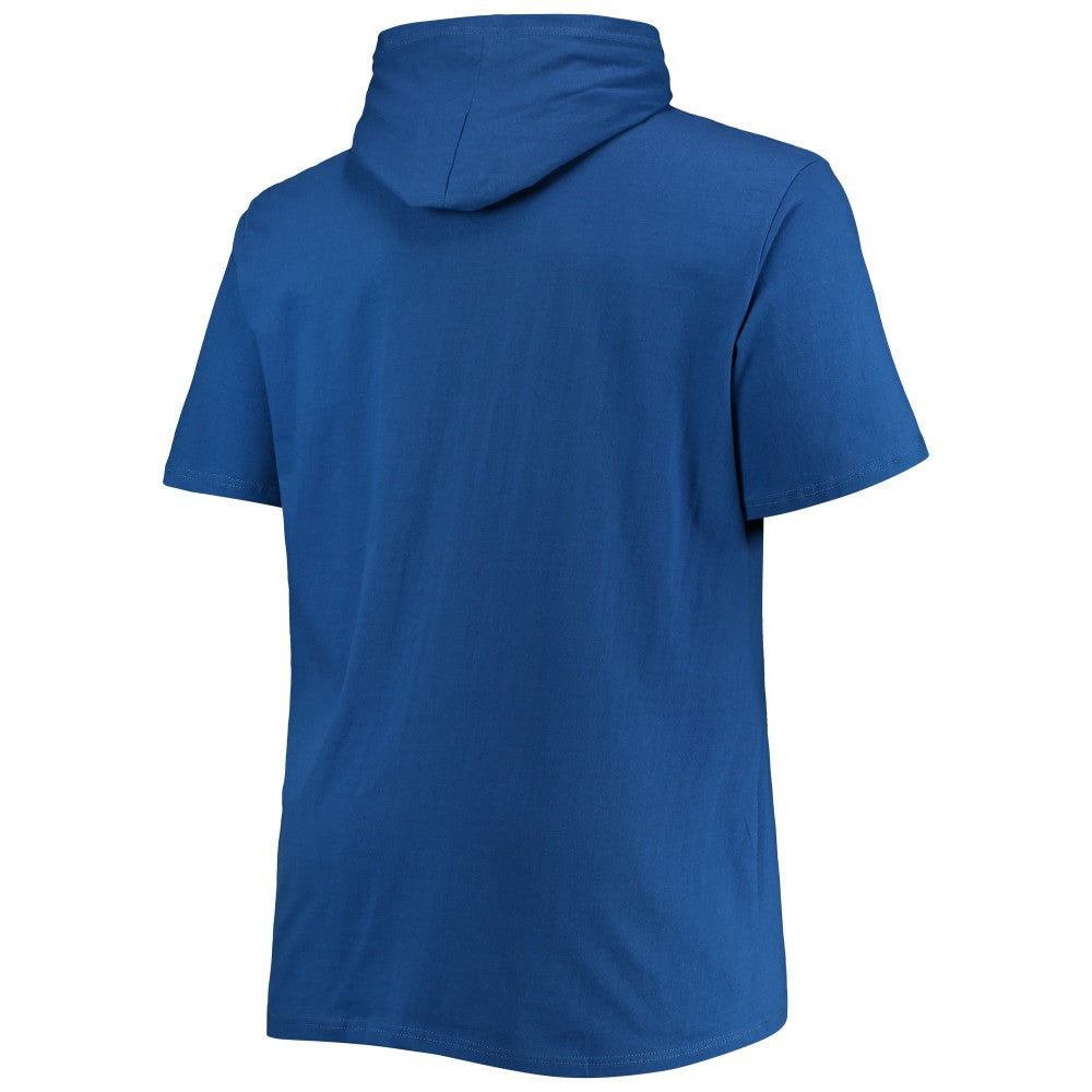 Milwaukee Brewers Big & Tall Jersey Short Sleeve Pullover Hoodie T-Shirt - Royal