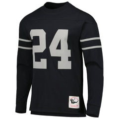 Charles Woodson Oakland Raiders Retired Player Name & Number Long Sleeve Top - Black on sale