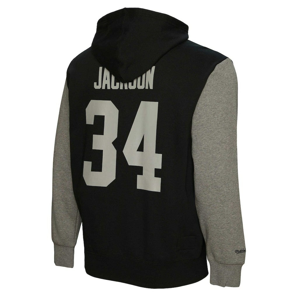 Bo Jackson Las Vegas Raiders Retired Player Name & Number Pullover Hoodie - Black for sale