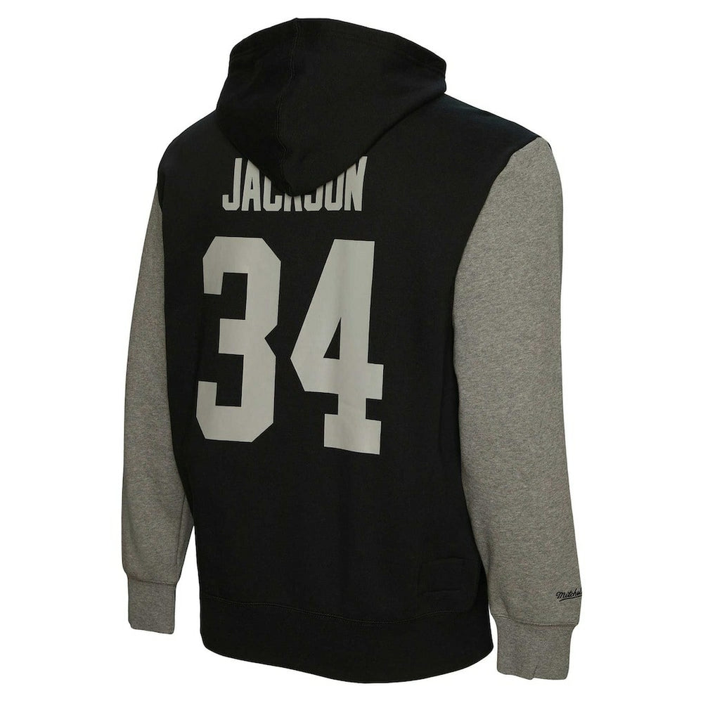 Bo Jackson Las Vegas Raiders Retired Player Name & Number Pullover Hoodie - Black for sale
