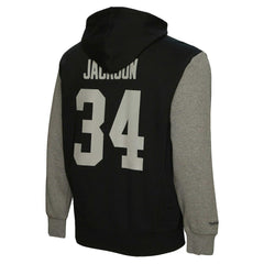 Bo Jackson Las Vegas Raiders Retired Player Name & Number Pullover Hoodie - Black for sale