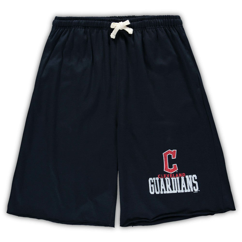 Cleveland Guardians Big & Tall French Terry Shorts - Navy