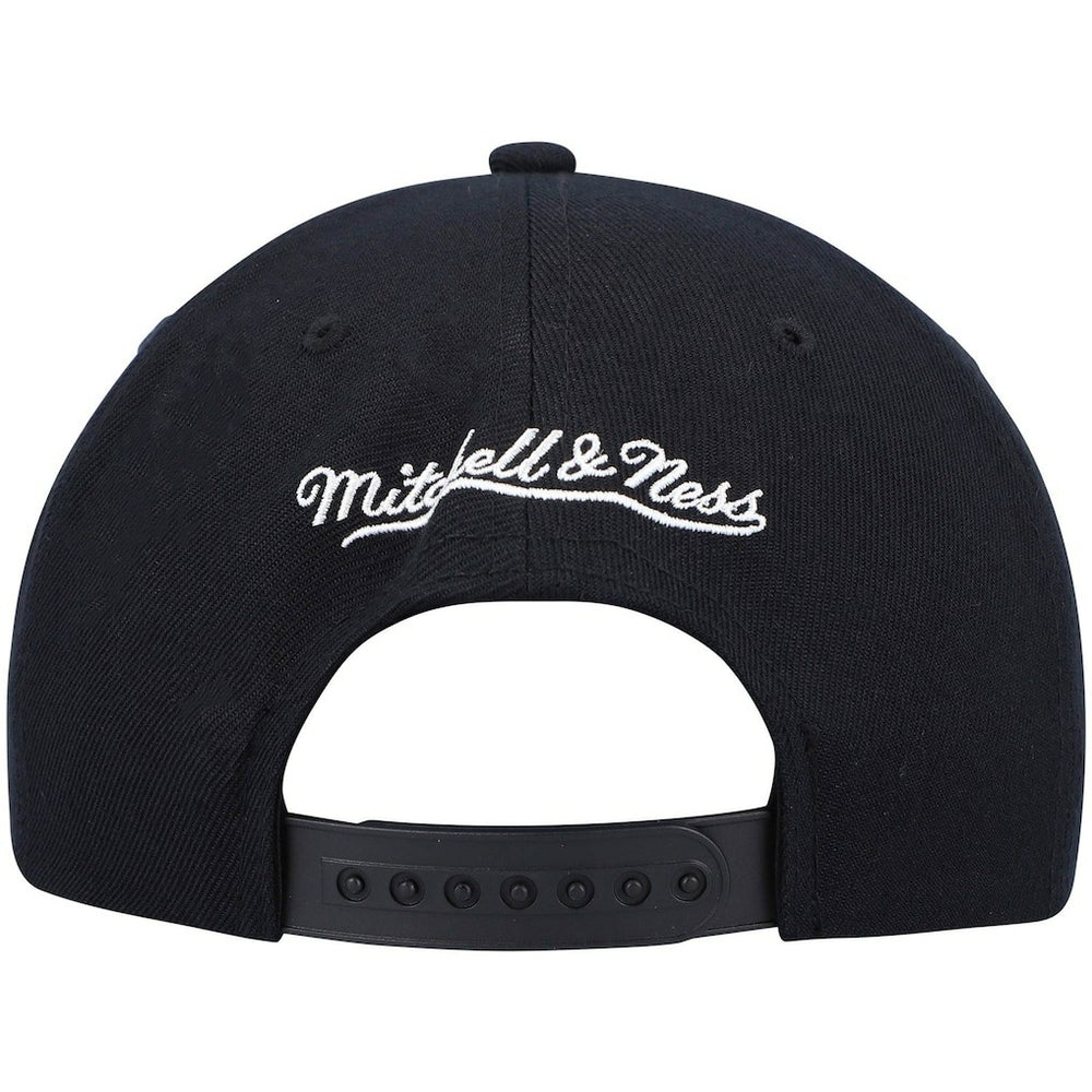Boston Celtics Hardwood Classics Script 2.0 Snapback Hat - Black | Mitchell & Ness on sale