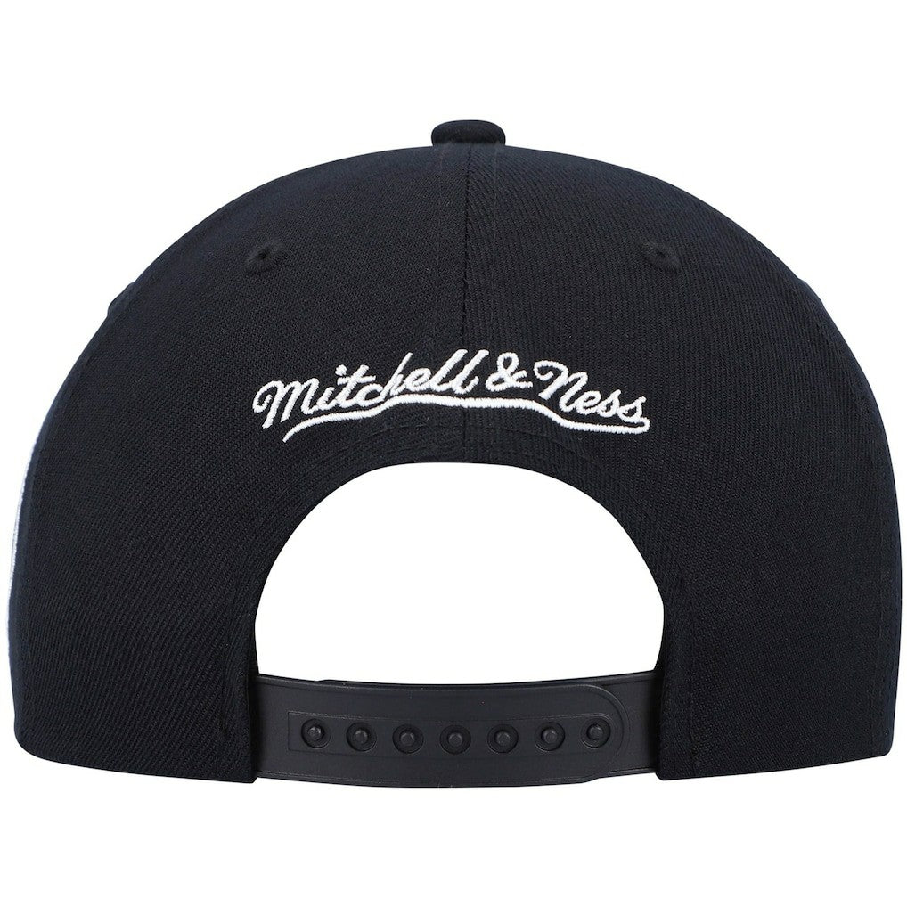 Brooklyn Nets Hardwood Classics Script 2.0 Snapback Hat - Black | Mitchell & Ness discount