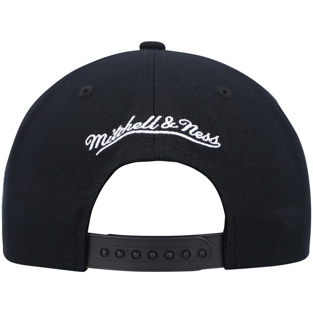 Minnesota Timberwolves Hardwood Classics Script 2.0 Snapback Hat - Black | Mitchell & Ness for sale