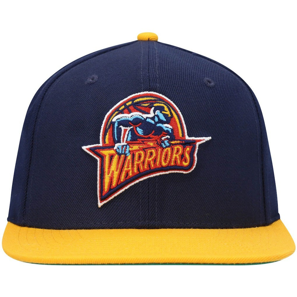 Golden State Warriors Hardwood Classics Team Two-Tone 2.0 Snapback Hat sale - Navy/Gold | Mitchell & Ness cheap