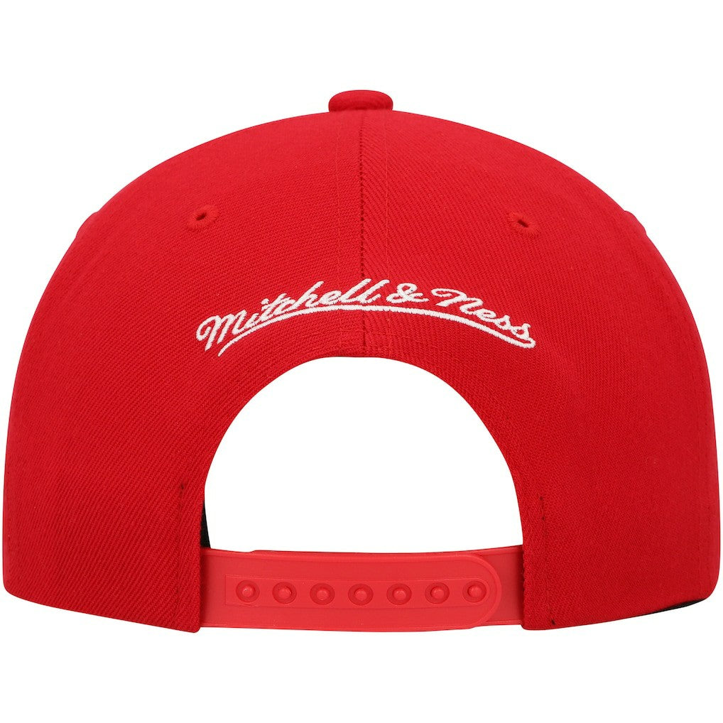 Atlanta Hawks Hardwood Classics Team Ground 2.0 Snapback Hat - Red | Mitchell & Ness sale