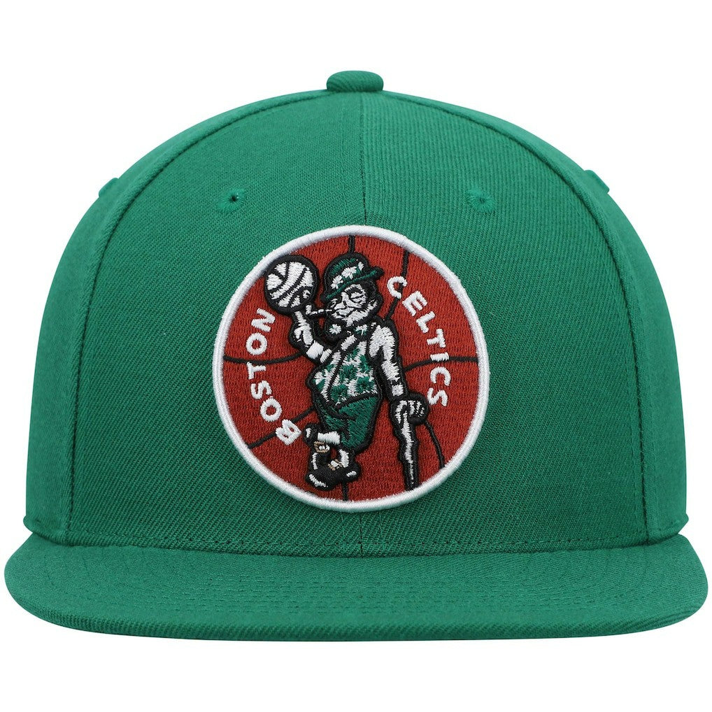 Boston Celtics Hardwood Classics Team Ground 2.0 Snapback Hat - Kelly Green | Mitchell & Ness online