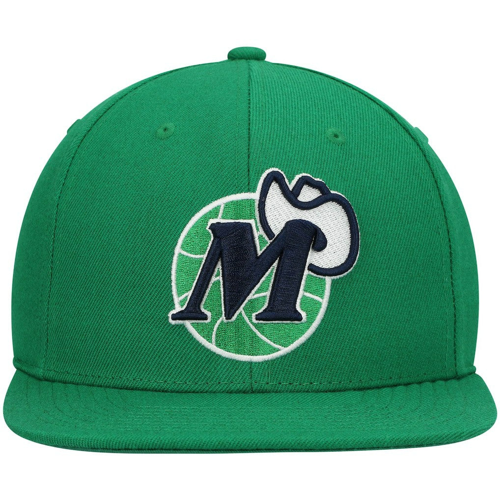 Dallas Mavericks Hardwood Classics Team Ground 2.0 Snapback Hat sale - Green | Mitchell & Ness discount
