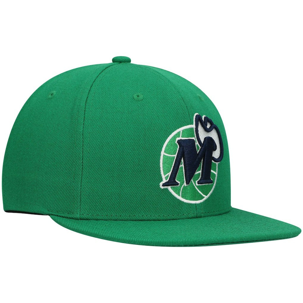 Dallas Mavericks Hardwood Classics Team Ground 2.0 Snapback Hat sale - Green | Mitchell & Ness discount