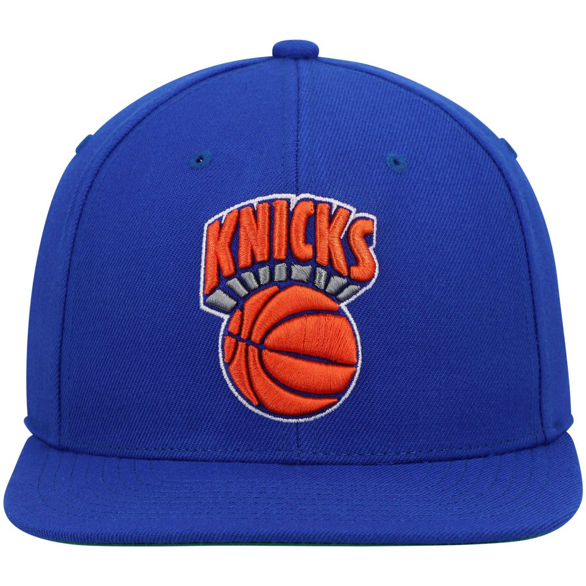 New York Knicks Hardwood Classics Team Ground 2.0 Snapback Hat - Blue | Mitchell & Ness discount