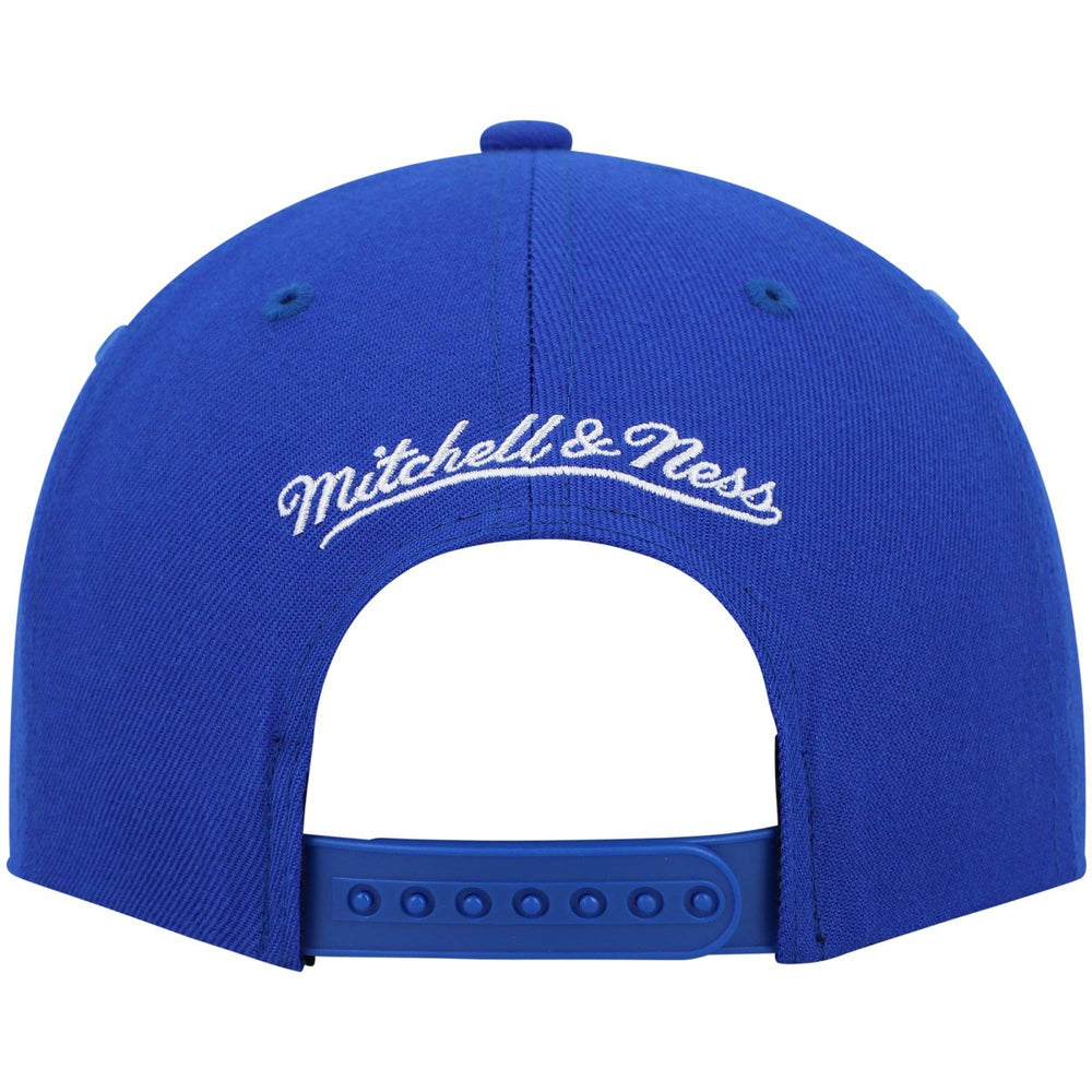 New York Knicks Hardwood Classics Team Ground 2.0 Snapback Hat - Blue | Mitchell & Ness discount