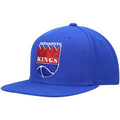 Sacramento Kings Hardwood Classics Team Ground 2.0 Snapback Hat - Blue | Mitchell & Ness online
