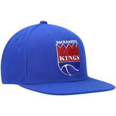 Sacramento Kings Hardwood Classics Team Ground 2.0 Snapback Hat - Blue | Mitchell & Ness online
