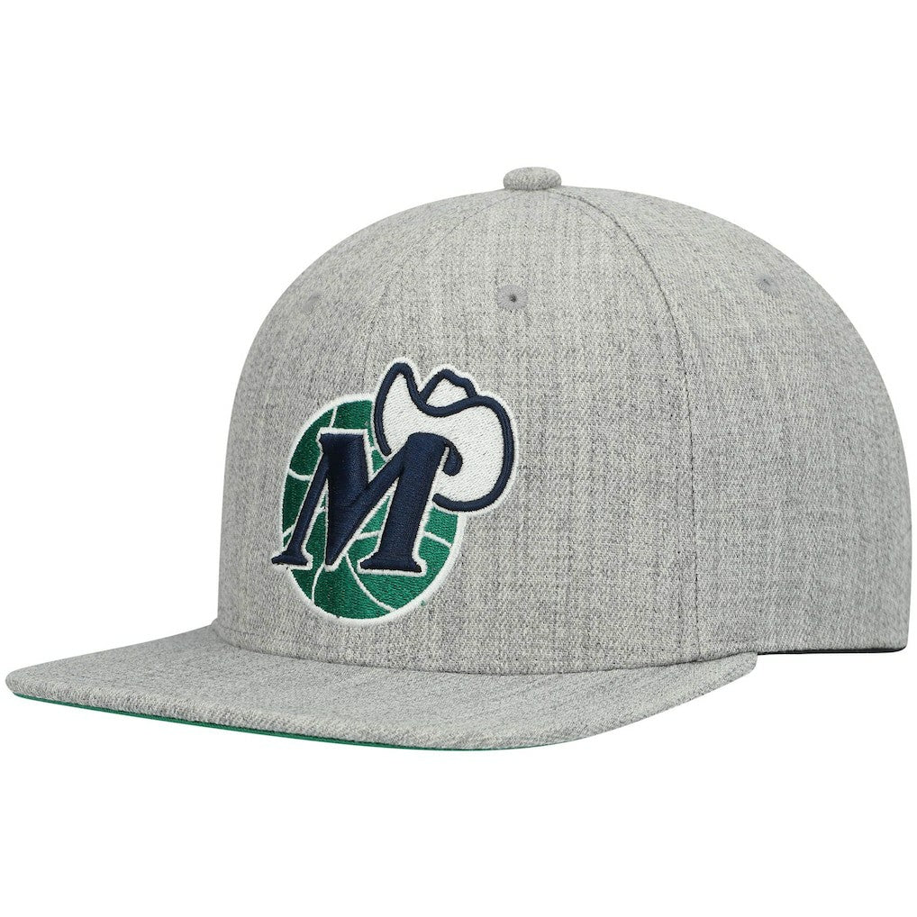 Dallas Mavericks Hardwood Classics Team 2.0 Snapback Hat sale - Heathered Gray | Mitchell & Ness on sale