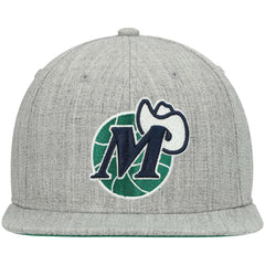 Dallas Mavericks Hardwood Classics Team 2.0 Snapback Hat sale - Heathered Gray | Mitchell & Ness on sale