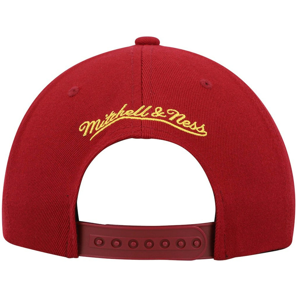 Cleveland Cavaliers Team Two-Tone 2.0 Snapback Hat sale - Wine/Gold | Mitchell & Ness outlet