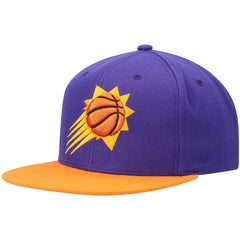Phoenix Suns Team Two-Tone 2.0 Snapback Hat - Purple/Orange | Mitchell & Ness online
