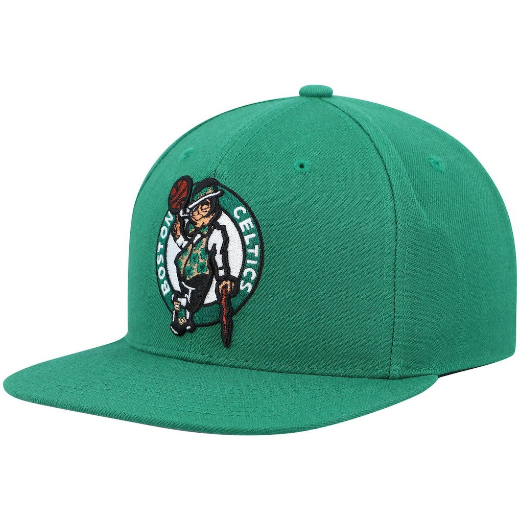 Boston Celtics Ground 2.0 Snapback Hat - Kelly Green | Mitchell & Ness sale