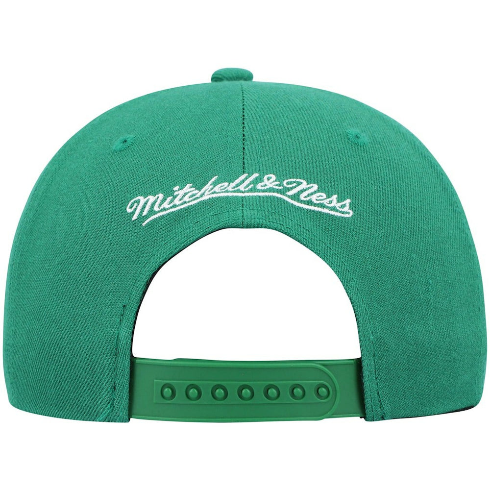 Boston Celtics Ground 2.0 Snapback Hat - Kelly Green | Mitchell & Ness sale