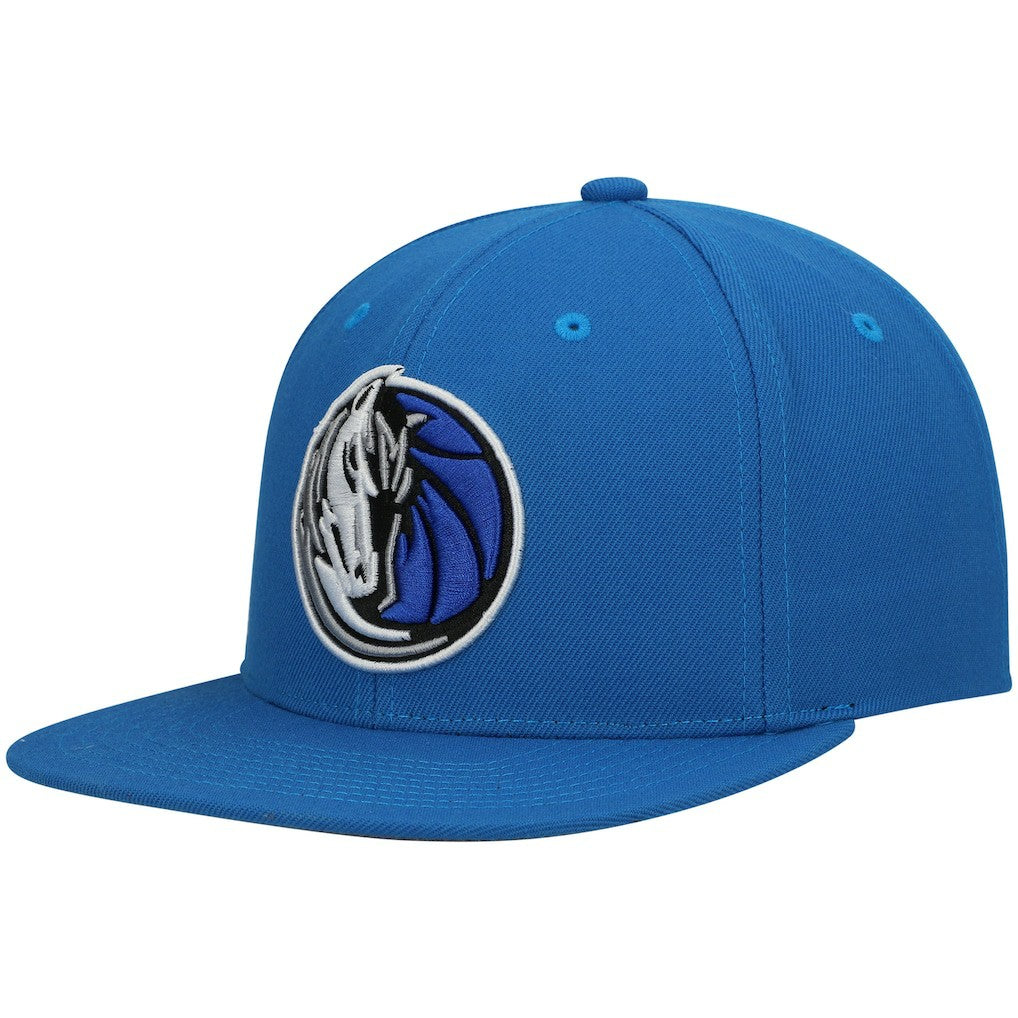 Dallas Mavericks Ground 2.0 Snapback Hat - Blue | Mitchell & Ness discount