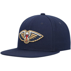 New Orleans Pelicans Ground 2.0 Snapback Hat - Navy | Mitchell & Ness for sale