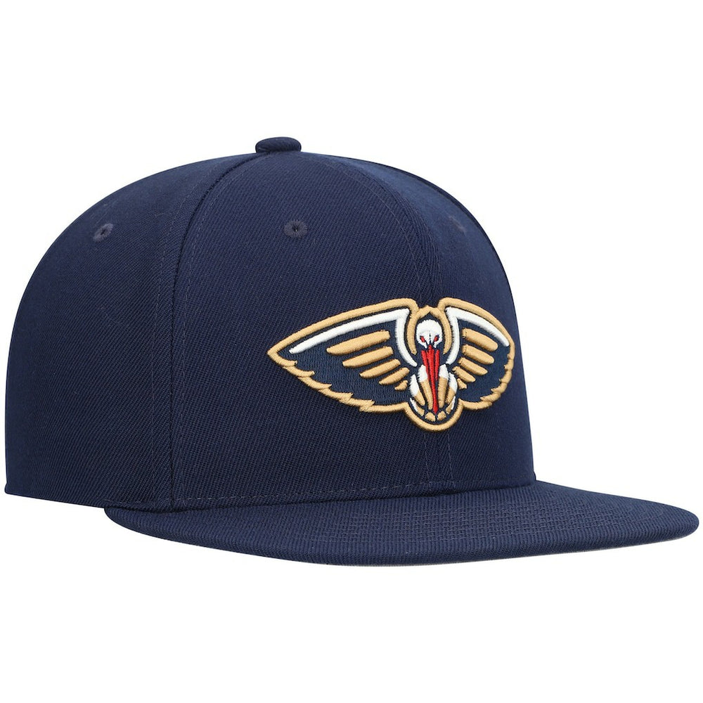 New Orleans Pelicans Ground 2.0 Snapback Hat - Navy | Mitchell & Ness for sale