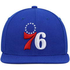 Philadelphia 76ers Ground 2.0 Snapback Hat - Royal | Mitchell & Ness online