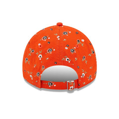 Cleveland Browns New Era Women's Floral 9TWENTY Adjustable Hat - Orange on sale