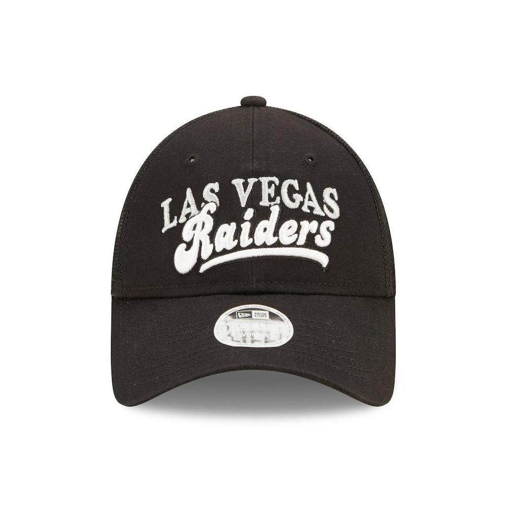 Las Vegas Raiders New Era Women's Team Trucker 9FORTY Snapback Hat - Black outlet