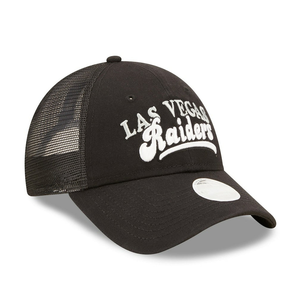Las Vegas Raiders New Era Women's Team Trucker 9FORTY Snapback Hat - Black outlet