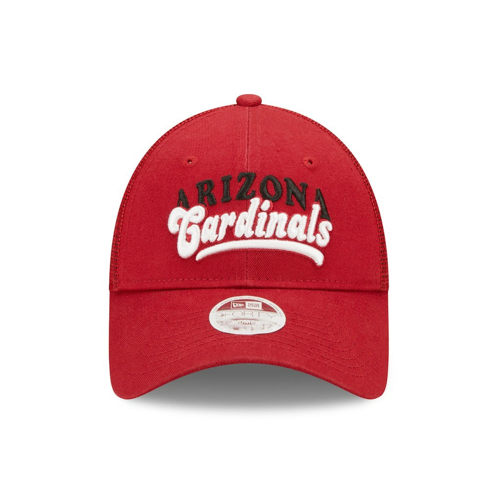 Arizona Cardinals New Era Women's Team Trucker 9FORTY Snapback Hat - Cardinal discount