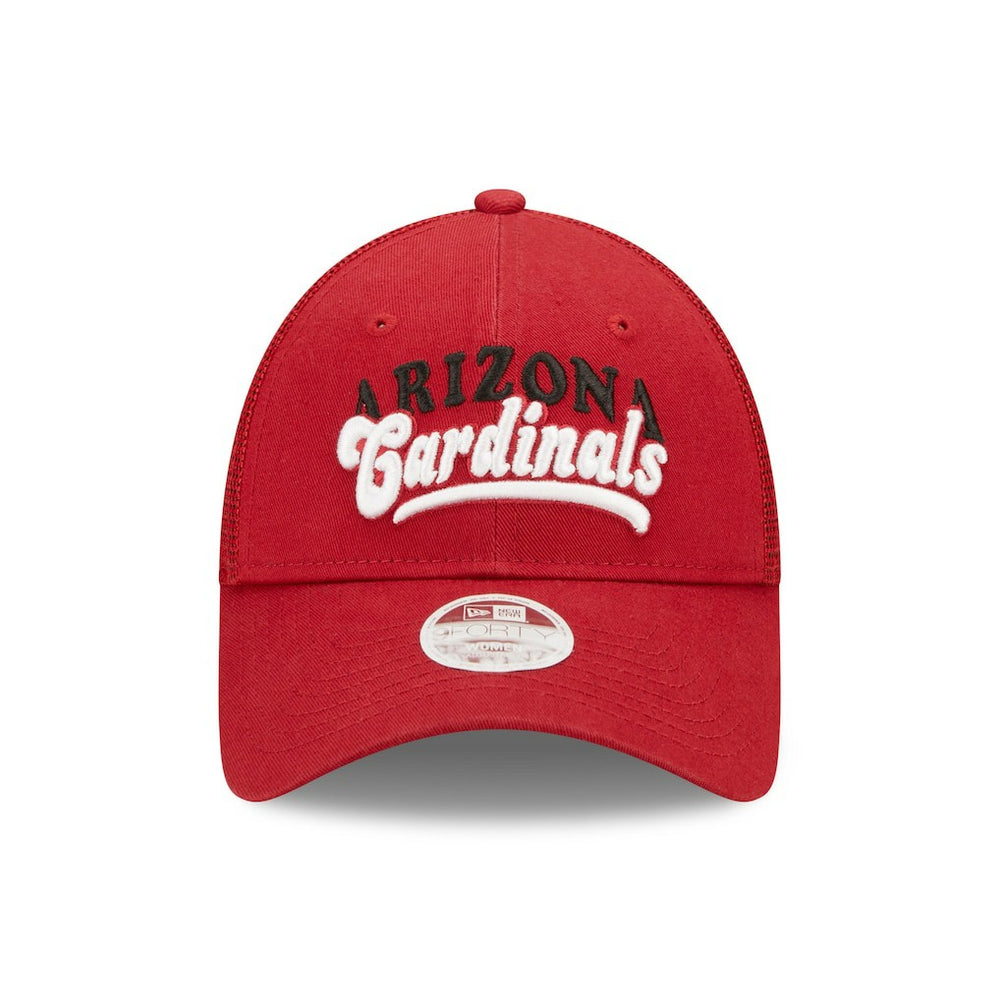 Arizona Cardinals New Era Women's Team Trucker 9FORTY Snapback Hat - Cardinal discount