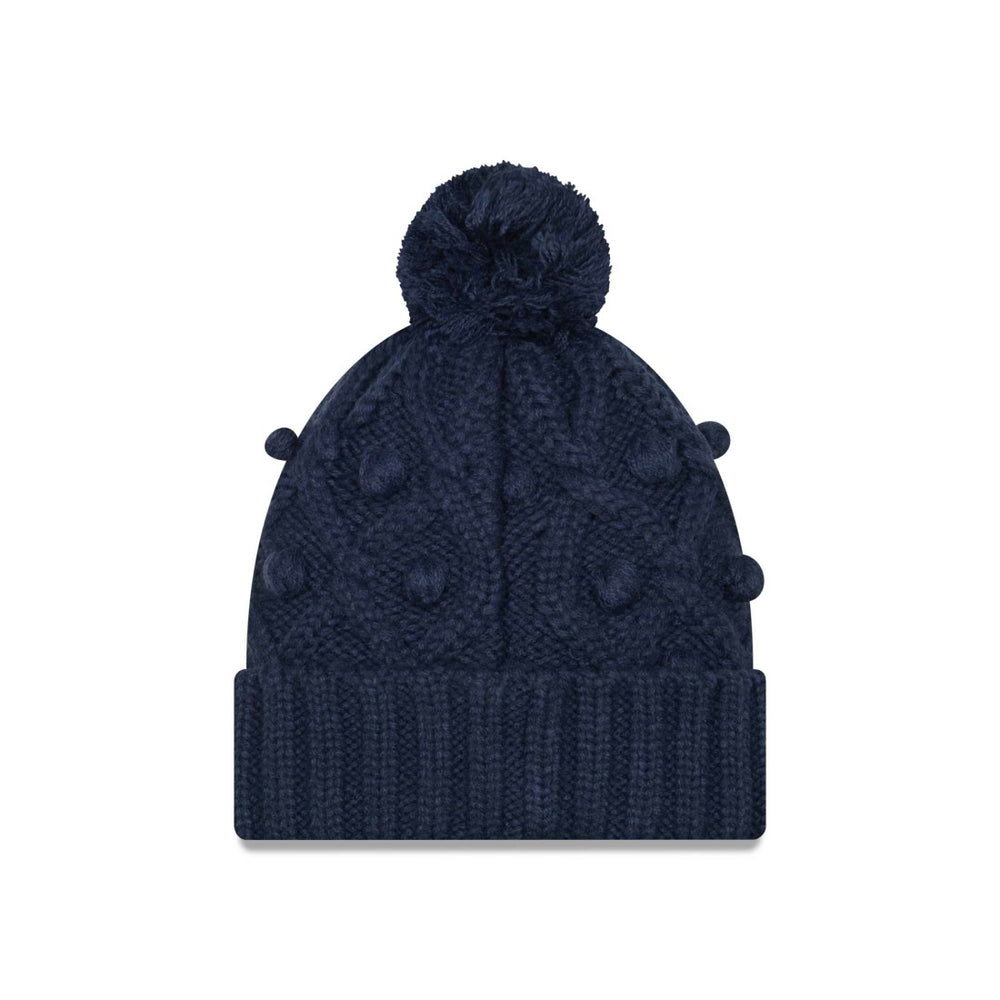Tennessee Titans New Era Women's Toasty Cuffed Knit Hat with Pom - Navy discount