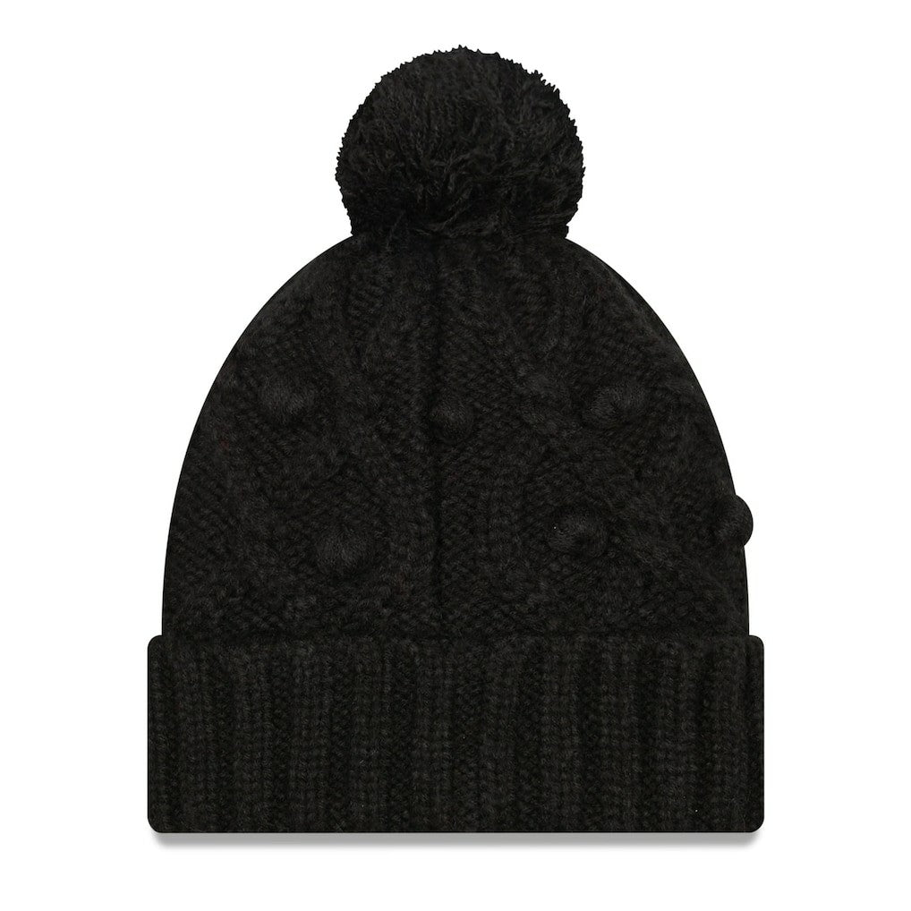 New Orleans Saints New Era Women's Toasty Cuffed Knit Hat with Pom - Black cheap