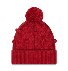 Arizona Cardinals New Era Women's Toasty Cuffed Knit Hat with Pom - Cardinal online