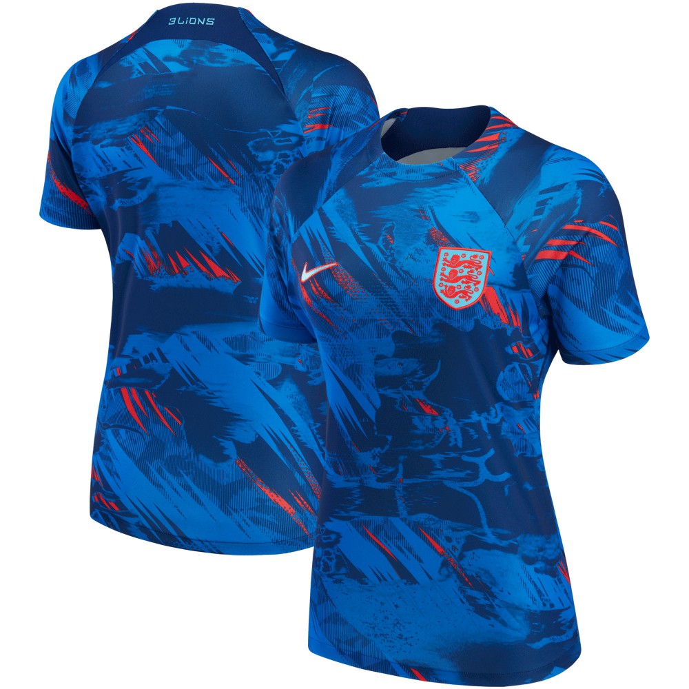 England National Team Women's 2022 Pre-Match Top - Blue | Nike on sale