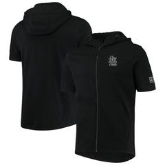St. Louis Cardinals Levelwear Recruit Short Sleeve Full-Zip Hoodie Jacket - Black