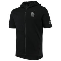 St. Louis Cardinals Levelwear Recruit Short Sleeve Full-Zip Hoodie Jacket - Black