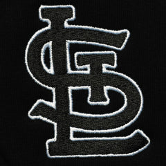 St. Louis Cardinals Levelwear Recruit Short Sleeve Full-Zip Hoodie Jacket - Black